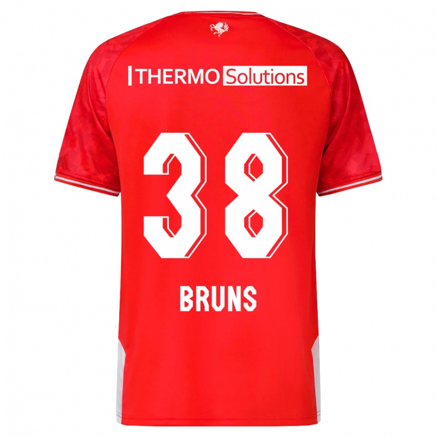 Kinderen Max Bruns #38 Rood Thuisshirt Thuistenue 2023/24 T-Shirt België