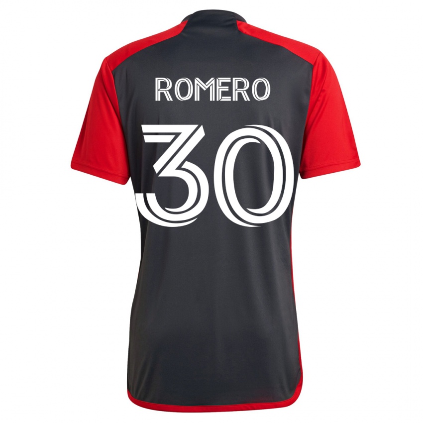 Kinderen Tomás Romero #30 Grijs Thuisshirt Thuistenue 2023/24 T-Shirt België