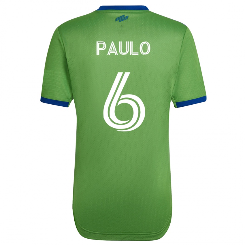 Kinderen João Paulo #6 Groente Thuisshirt Thuistenue 2023/24 T-Shirt België