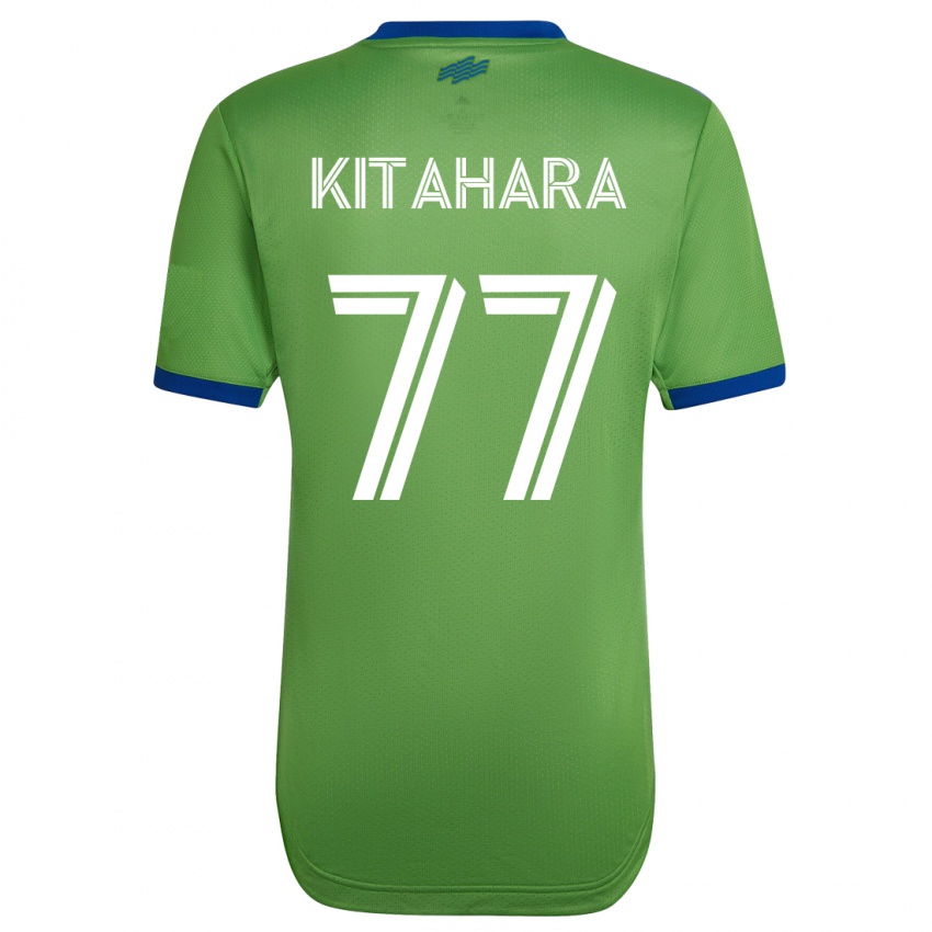 Kinderen Sota Kitahara #77 Groente Thuisshirt Thuistenue 2023/24 T-Shirt België