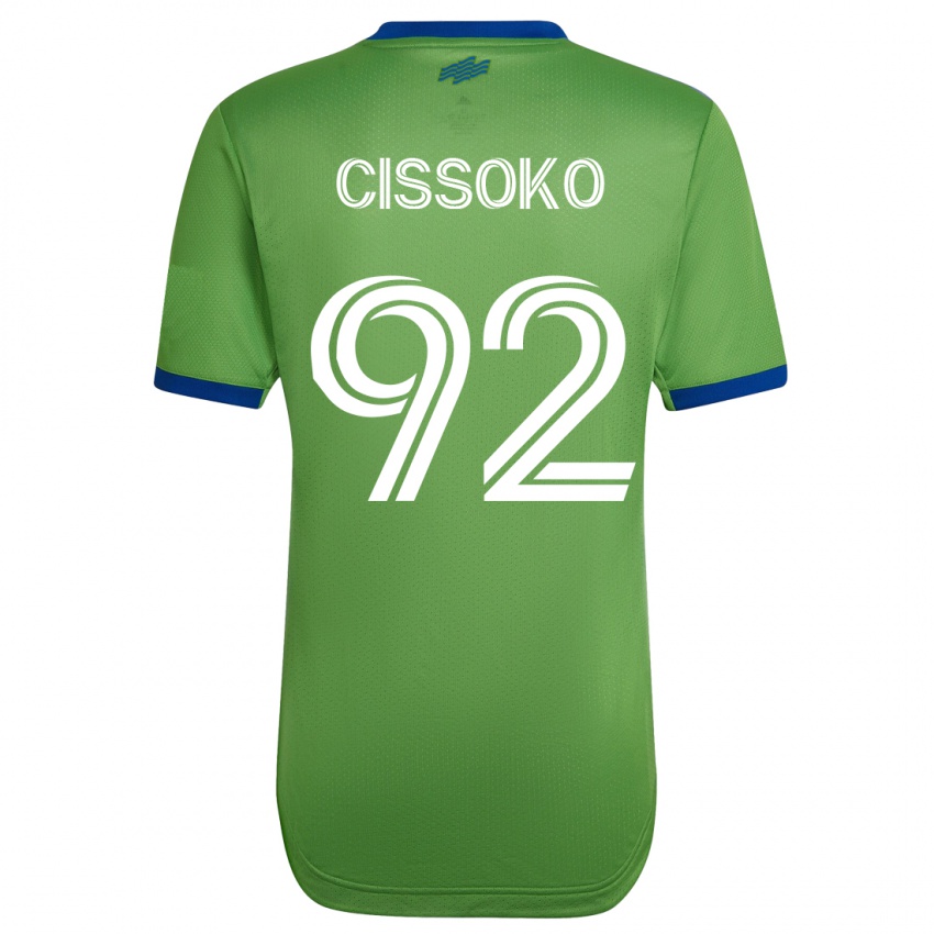Kinderen Abdoulaye Cissoko #92 Groente Thuisshirt Thuistenue 2023/24 T-Shirt België