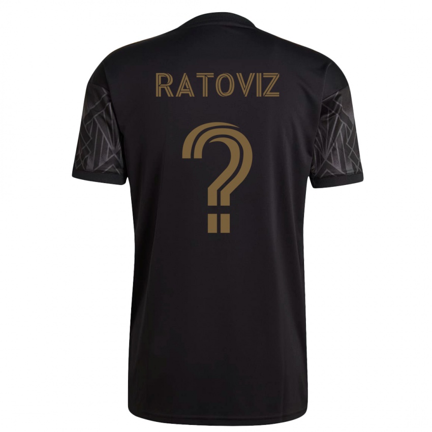 Kinderen Tamir Ratoviz #0 Zwart Thuisshirt Thuistenue 2023/24 T-Shirt België
