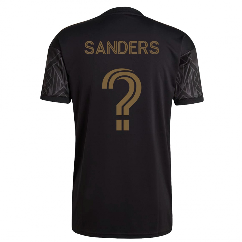 Kinderen Adrian Sanders #0 Zwart Thuisshirt Thuistenue 2023/24 T-Shirt België