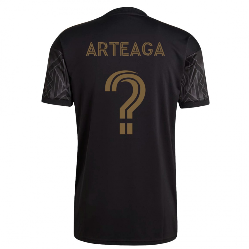 Kinderen James Arteaga #0 Zwart Thuisshirt Thuistenue 2023/24 T-Shirt België