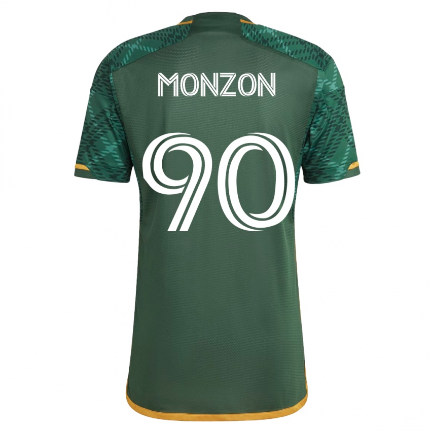 Kinderen Florián Monzón #90 Groente Thuisshirt Thuistenue 2023/24 T-Shirt België