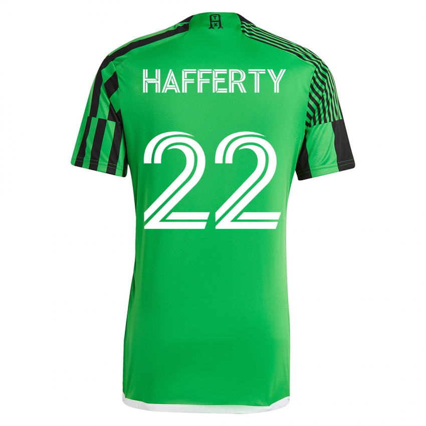 Kinderen Joe Hafferty #22 Groen Zwart Thuisshirt Thuistenue 2023/24 T-Shirt België