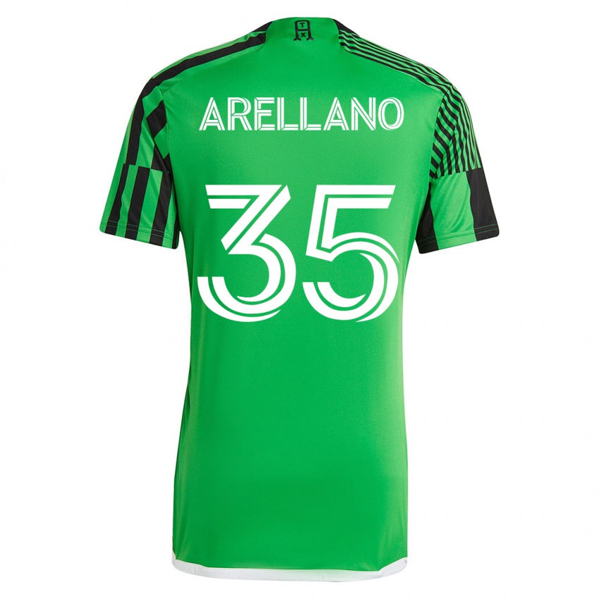 Kinderen Bryan Arellano #35 Groen Zwart Thuisshirt Thuistenue 2023/24 T-Shirt België