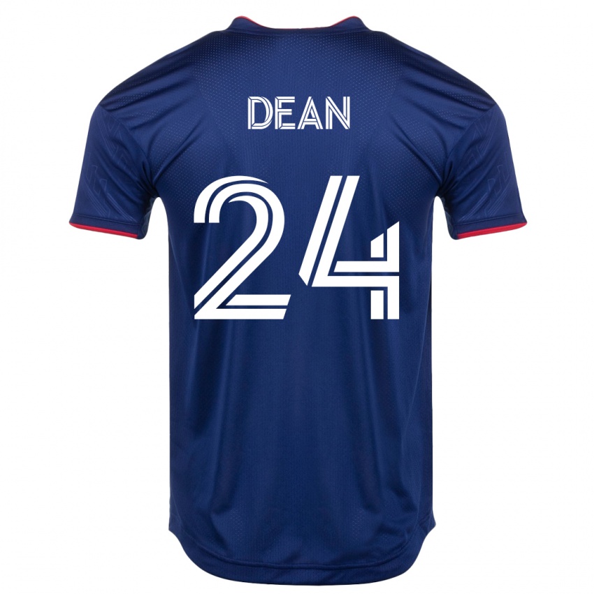Kinderen Jonathan Dean #24 Marine Thuisshirt Thuistenue 2023/24 T-Shirt België