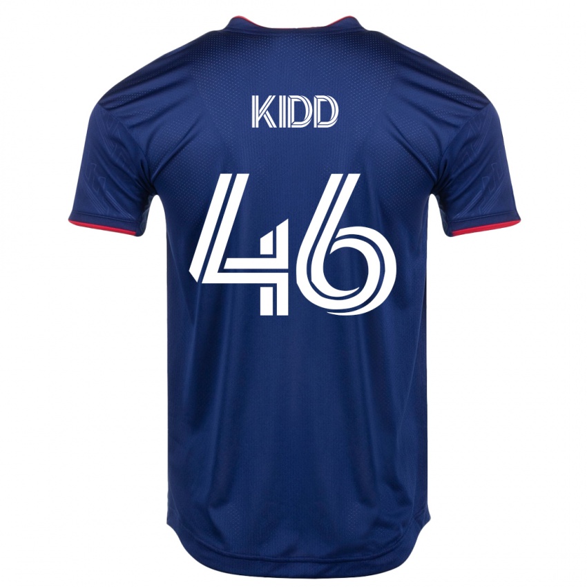 Kinderen Matteo Kidd #46 Marine Thuisshirt Thuistenue 2023/24 T-Shirt België