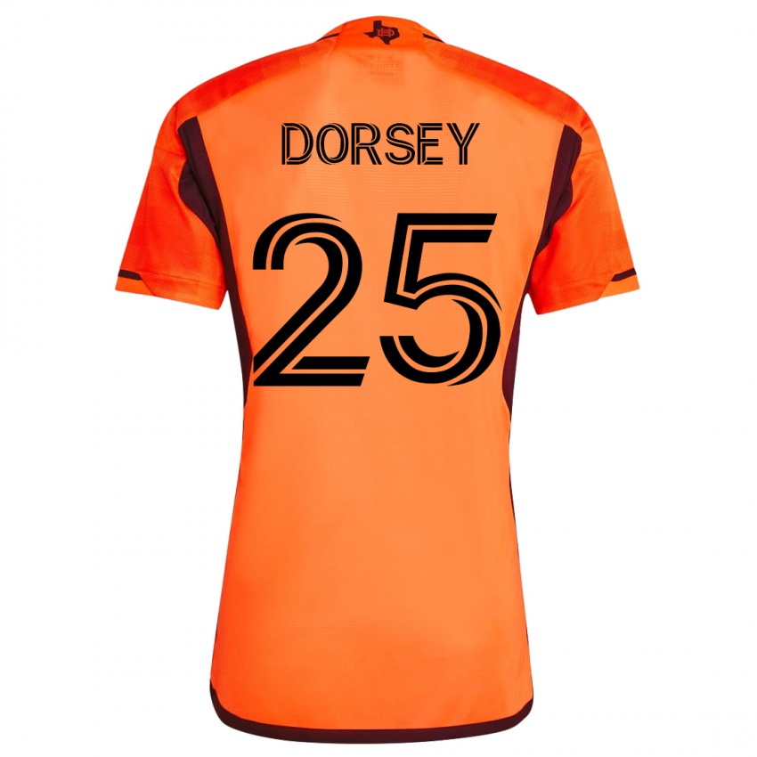 Kinderen Griffin Dorsey #25 Oranje Thuisshirt Thuistenue 2023/24 T-Shirt België