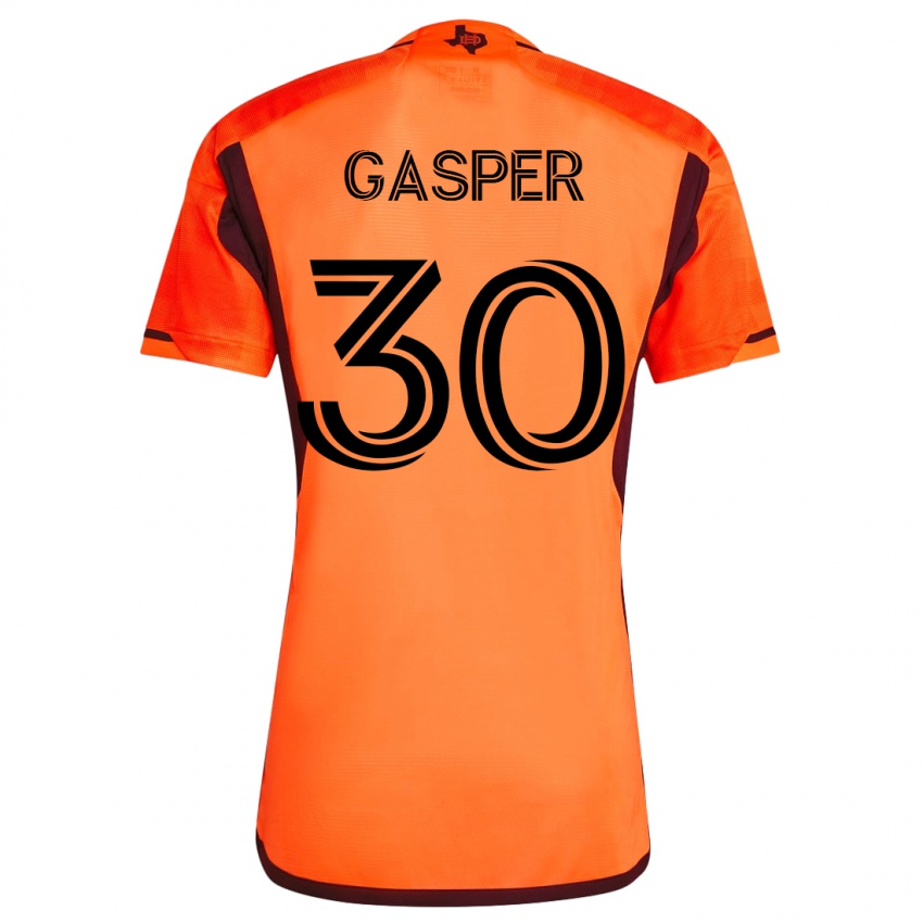 Kinderen Chase Gasper #30 Oranje Thuisshirt Thuistenue 2023/24 T-Shirt België