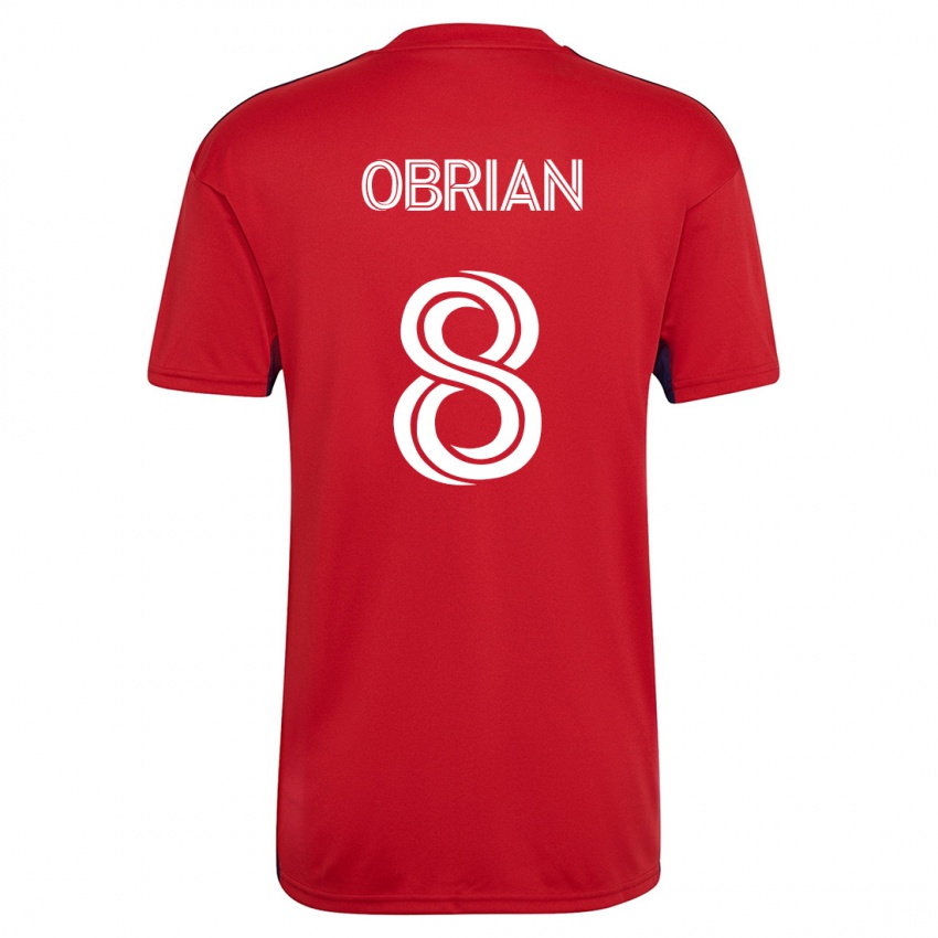 Kinderen Jáder Obrian #8 Rood Thuisshirt Thuistenue 2023/24 T-Shirt België