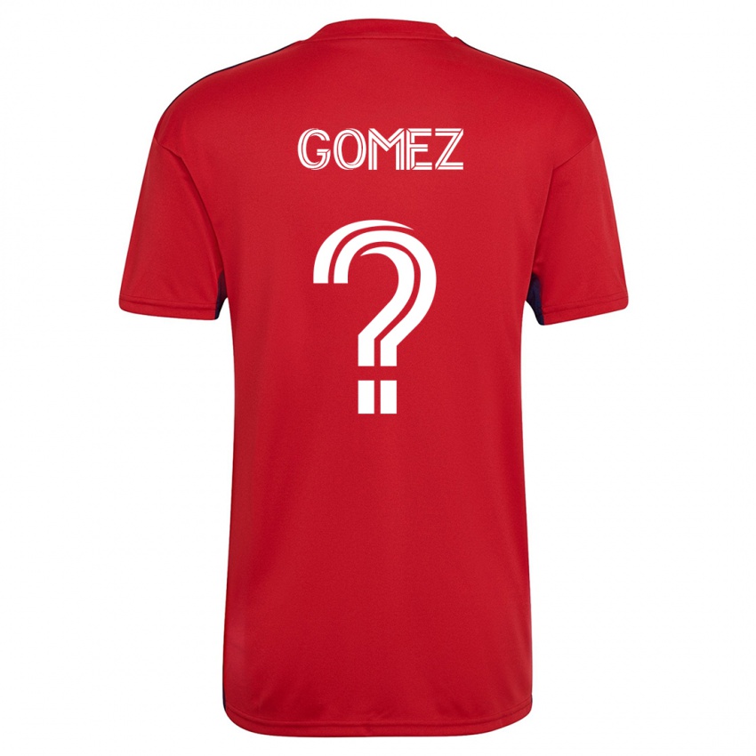 Kinderen Victor Gomez #0 Rood Thuisshirt Thuistenue 2023/24 T-Shirt België
