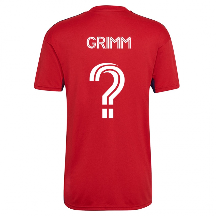 Kinderen Mason Grimm #0 Rood Thuisshirt Thuistenue 2023/24 T-Shirt België