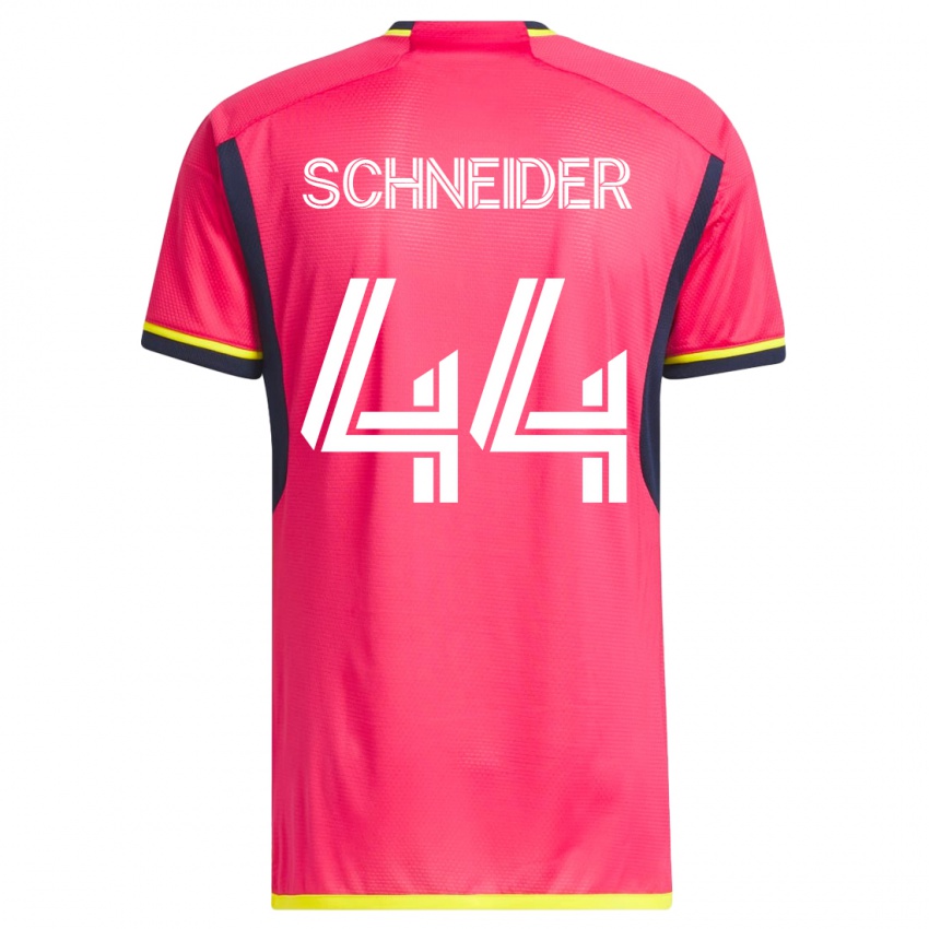 Kinderen Max Schneider #44 Roze Thuisshirt Thuistenue 2023/24 T-Shirt België