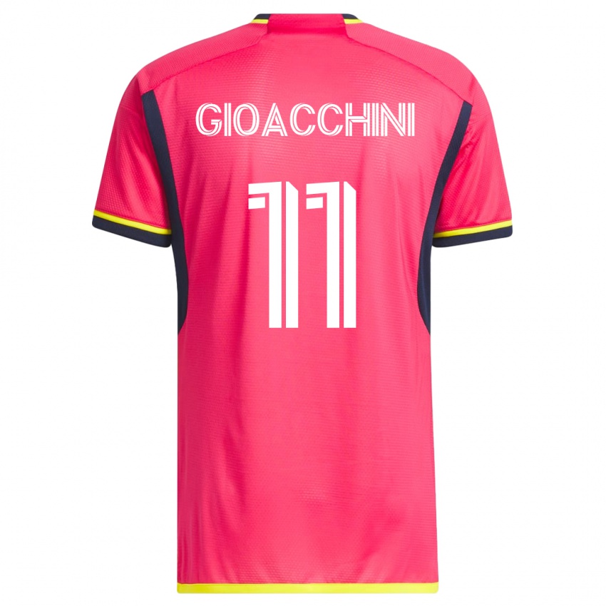 Kinderen Nicholas Gioacchini #11 Roze Thuisshirt Thuistenue 2023/24 T-Shirt België