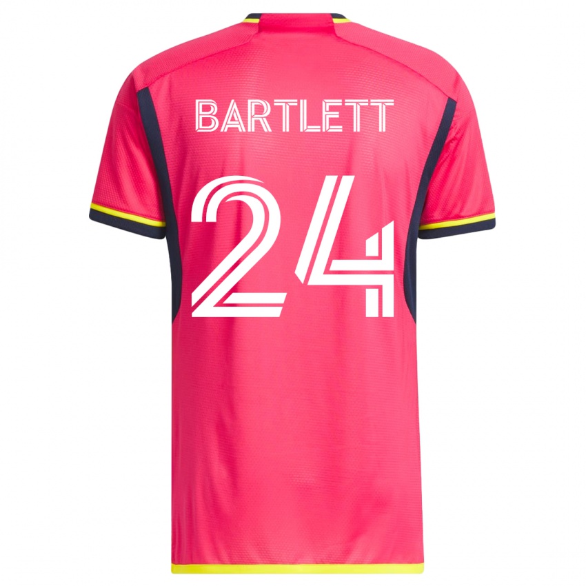 Kinderen Lucas Bartlett #24 Roze Thuisshirt Thuistenue 2023/24 T-Shirt België