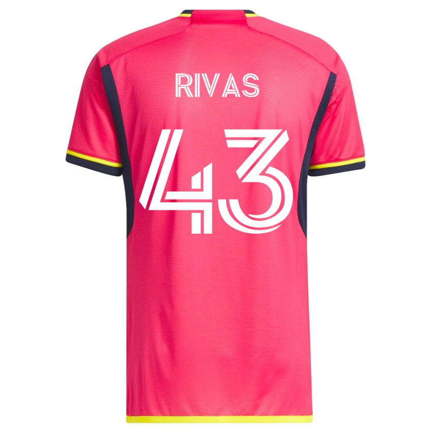 Kinderen Sergio Rivas #43 Roze Thuisshirt Thuistenue 2023/24 T-Shirt België