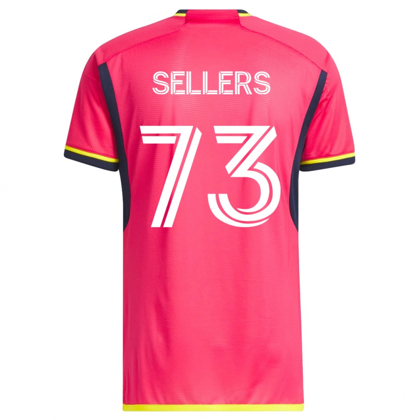 Kinderen Braydon Sellers #73 Roze Thuisshirt Thuistenue 2023/24 T-Shirt België