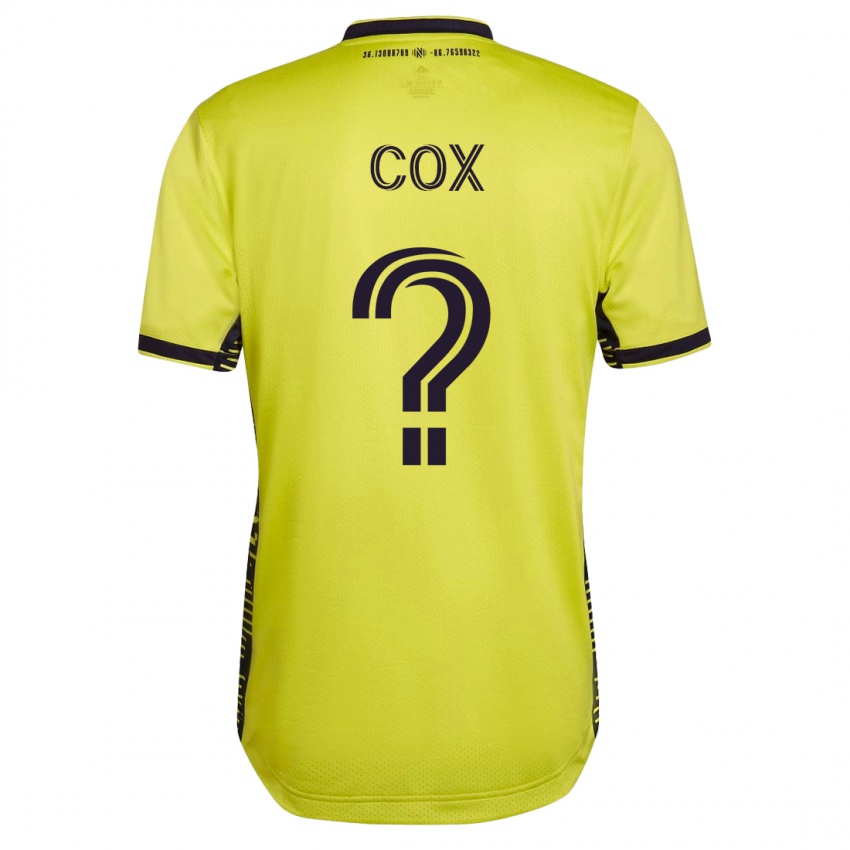 Kinderen Justin Cox #0 Geel Thuisshirt Thuistenue 2023/24 T-Shirt België