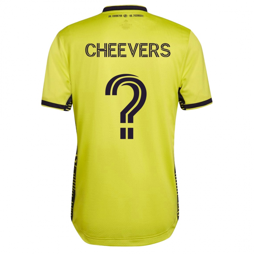 Kinderen Scott Cheevers #0 Geel Thuisshirt Thuistenue 2023/24 T-Shirt België