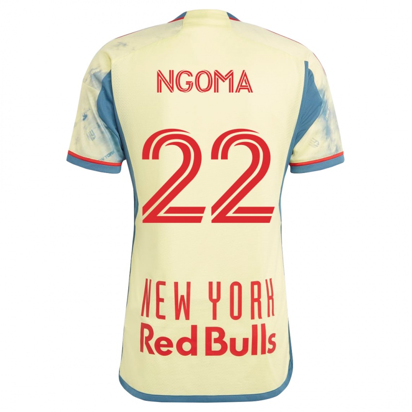 Kinderen Serge Ngoma #22 Geel Thuisshirt Thuistenue 2023/24 T-Shirt België