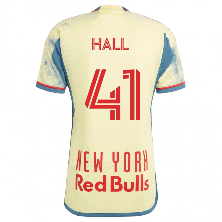 Kinderen Julian Hall #41 Geel Thuisshirt Thuistenue 2023/24 T-Shirt België
