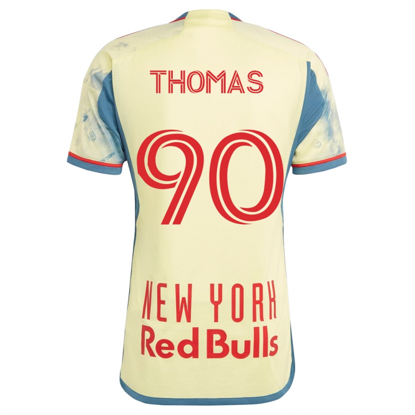 Kinderen Oladayo Thomas #90 Geel Thuisshirt Thuistenue 2023/24 T-Shirt België