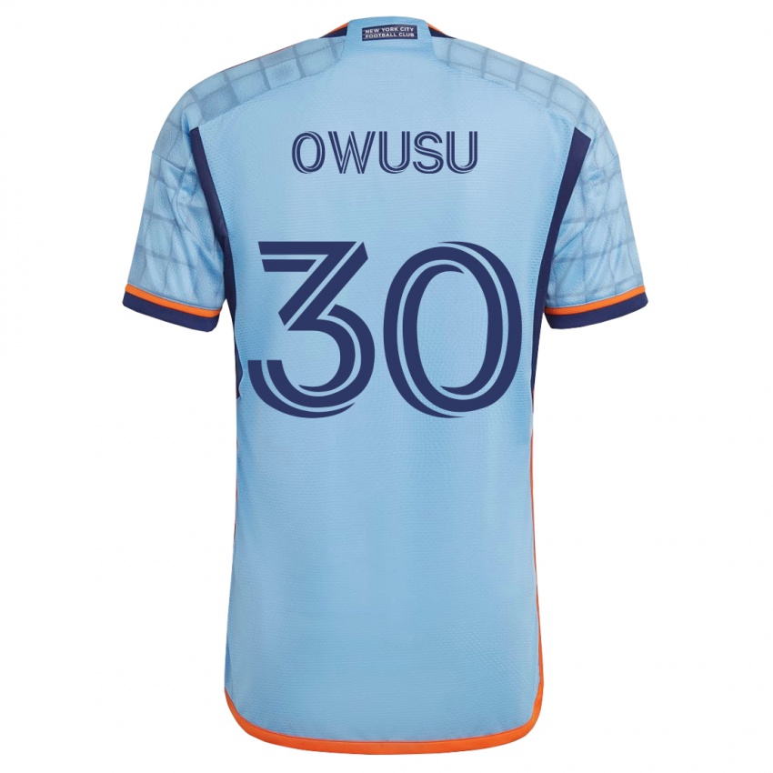 Kinder Samuel Owusu #30 Blau Heimtrikot Trikot 2023/24 T-Shirt Belgien