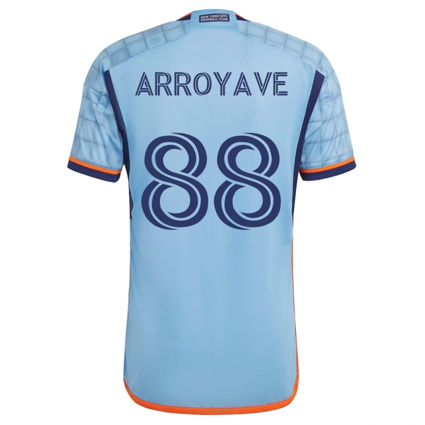 Kinder Jacob Arroyave #88 Blau Heimtrikot Trikot 2023/24 T-Shirt Belgien