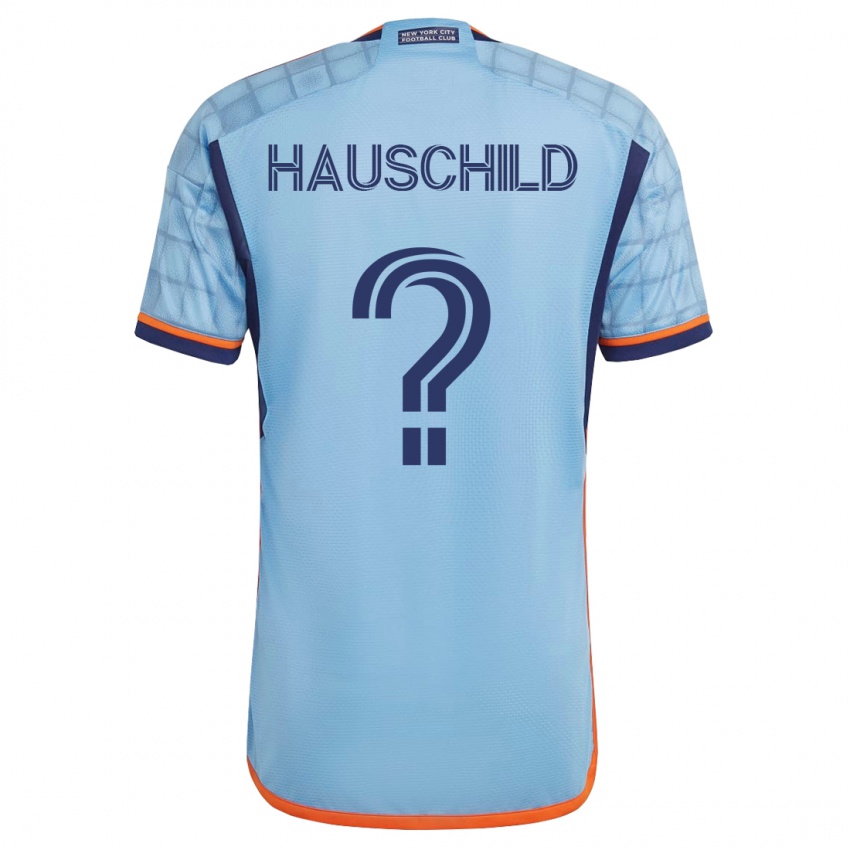 Kinder Alexander Hauschild #0 Blau Heimtrikot Trikot 2023/24 T-Shirt Belgien