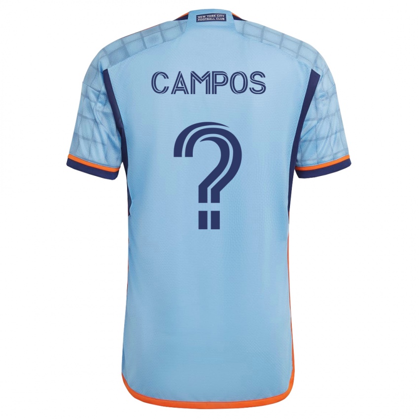 Kinder Adonis Campos #0 Blau Heimtrikot Trikot 2023/24 T-Shirt Belgien