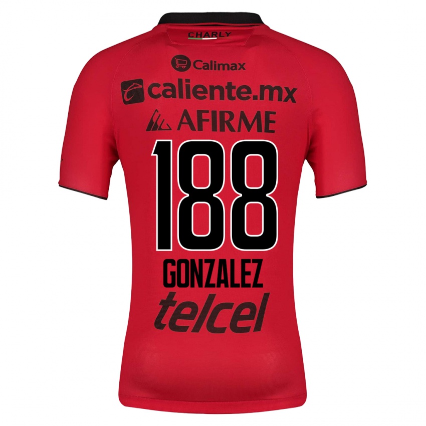 Enfant Maillot Jorge González #188 Rouge Tenues Domicile 2023/24 T-Shirt Belgique