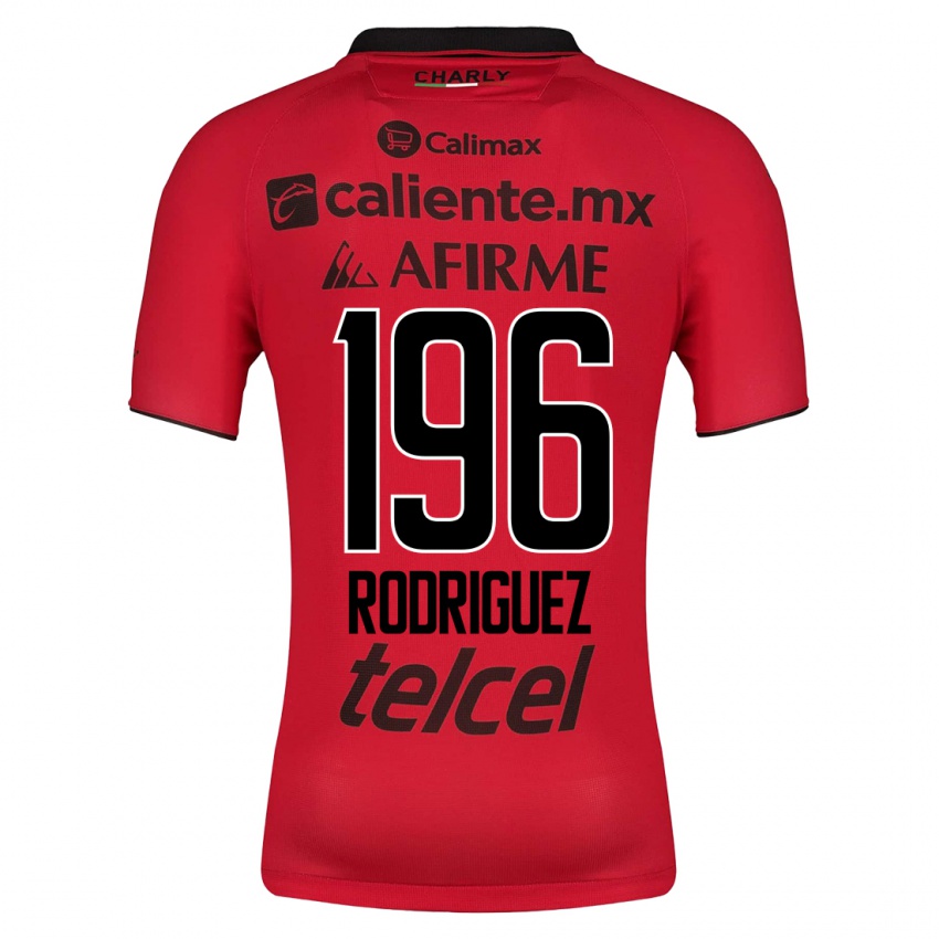 Enfant Maillot Prince Rodríguez #196 Rouge Tenues Domicile 2023/24 T-Shirt Belgique