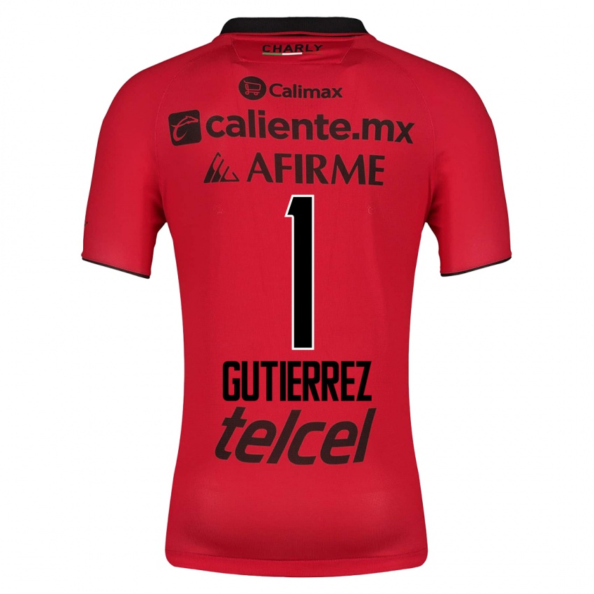 Kinderen Alejandra Gutiérrez #1 Rood Thuisshirt Thuistenue 2023/24 T-Shirt België