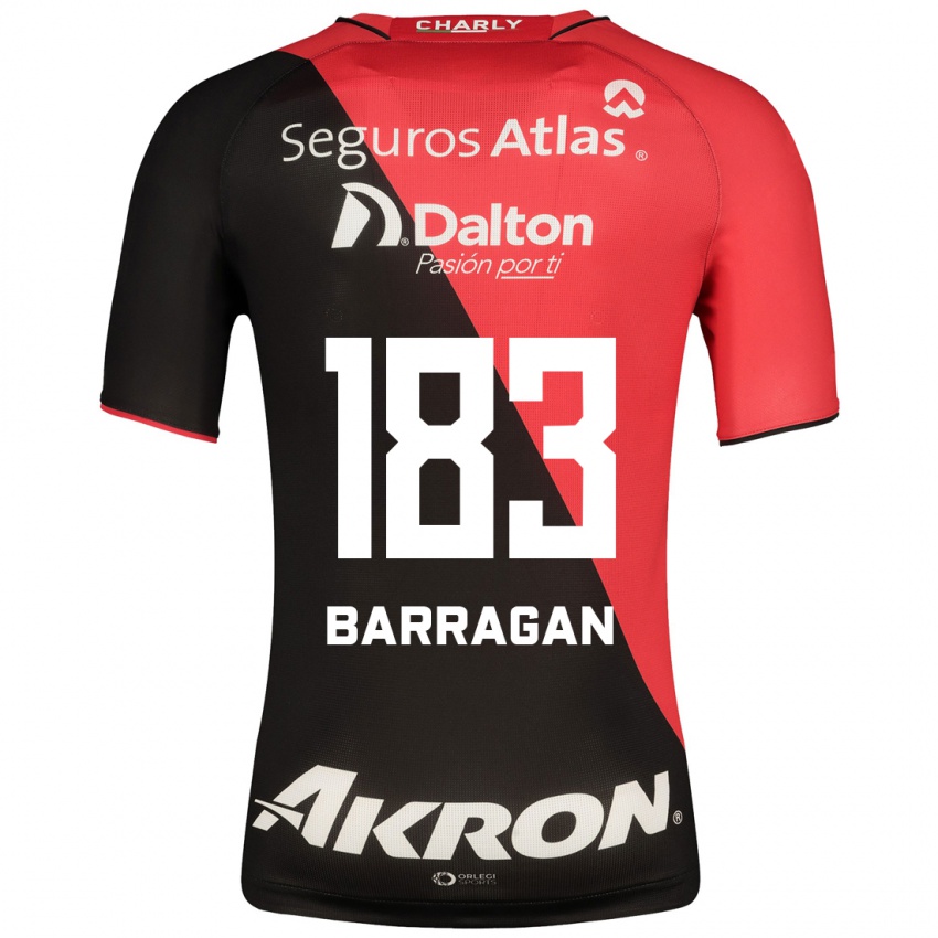 Kinderen Roberto Barragán #183 Zwart Thuisshirt Thuistenue 2023/24 T-Shirt België