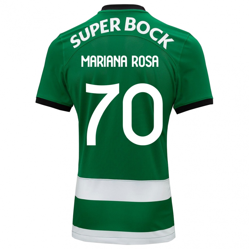 Kinderen Mariana Silva Pinto Vilaça Da Rosa #70 Groente Thuisshirt Thuistenue 2023/24 T-Shirt België