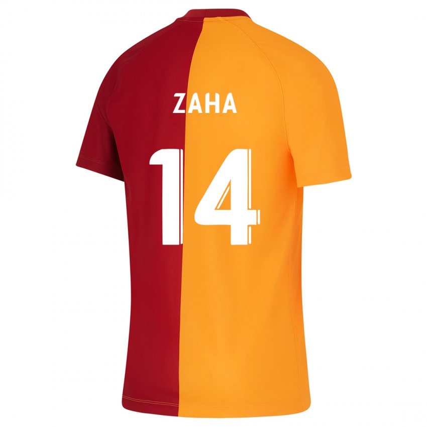 Kinderen Wilfried Zaha #14 Oranje Thuisshirt Thuistenue 2023/24 T-Shirt België