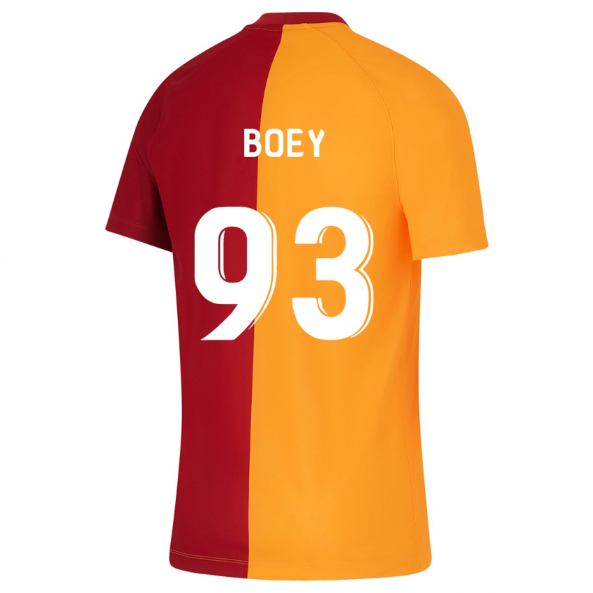 Kinderen Sacha Boey #93 Oranje Thuisshirt Thuistenue 2023/24 T-Shirt België