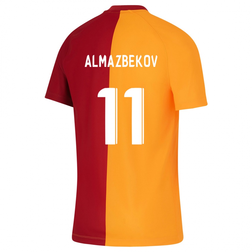 Kinderen Beknaz Almazbekov #11 Oranje Thuisshirt Thuistenue 2023/24 T-Shirt België