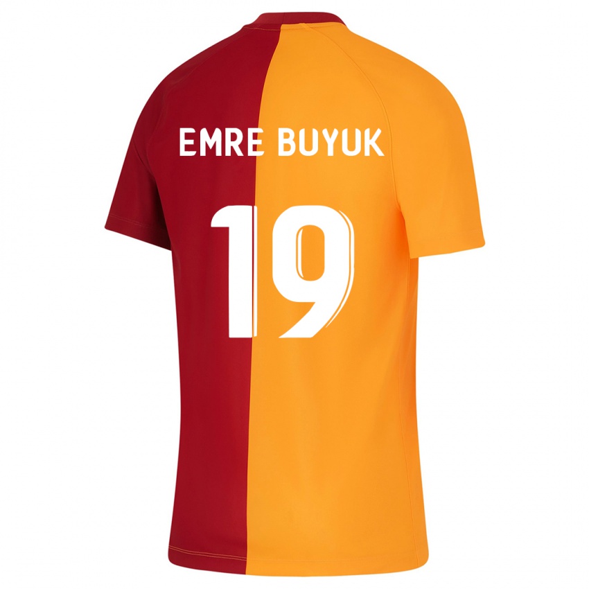 Kinderen Enes Emre Büyük #19 Oranje Thuisshirt Thuistenue 2023/24 T-Shirt België