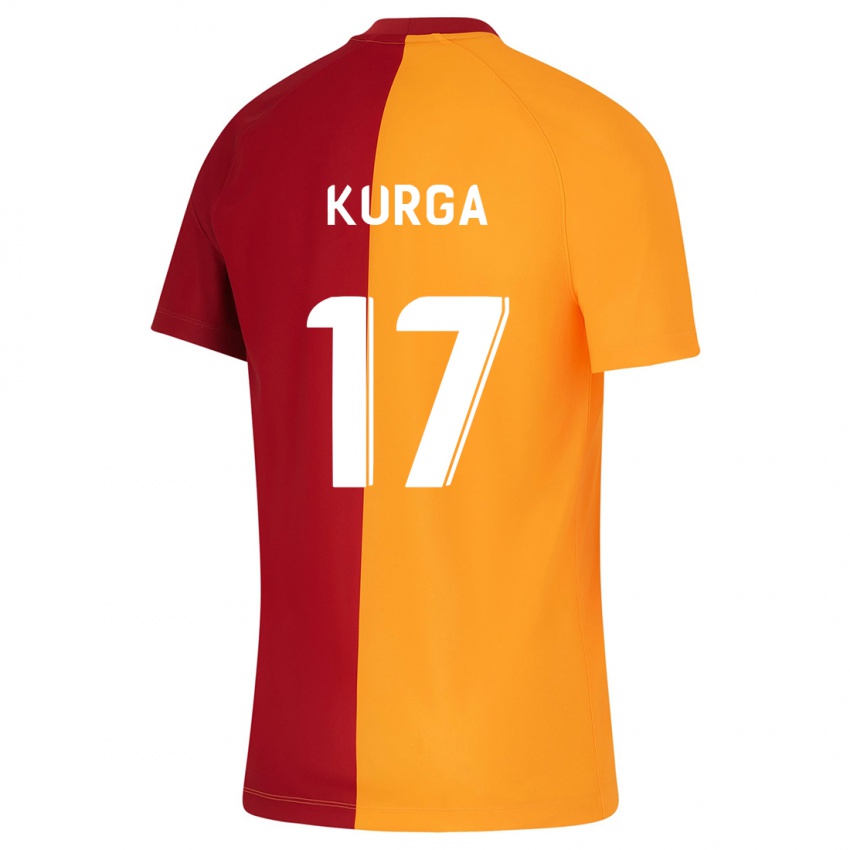 Kinder Handan Kurğa #17 Orangefarben Heimtrikot Trikot 2023/24 T-Shirt Belgien