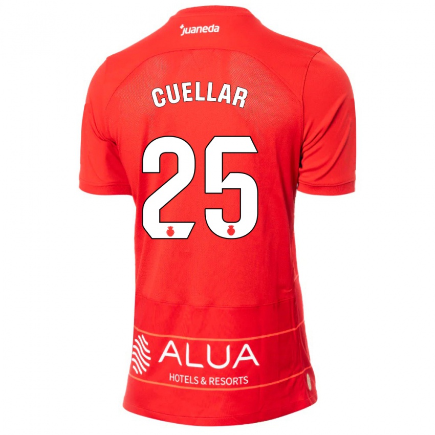 Kinderen Iván Cuéllar #25 Rood Thuisshirt Thuistenue 2023/24 T-Shirt België