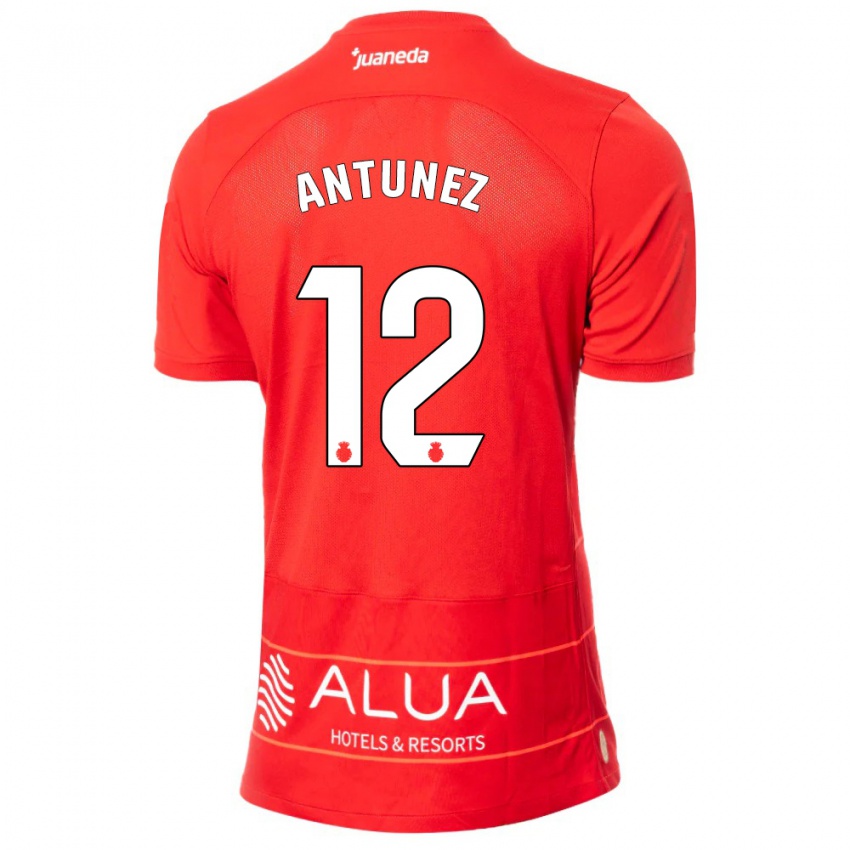 Kinderen Yahir Antúnez #12 Rood Thuisshirt Thuistenue 2023/24 T-Shirt België