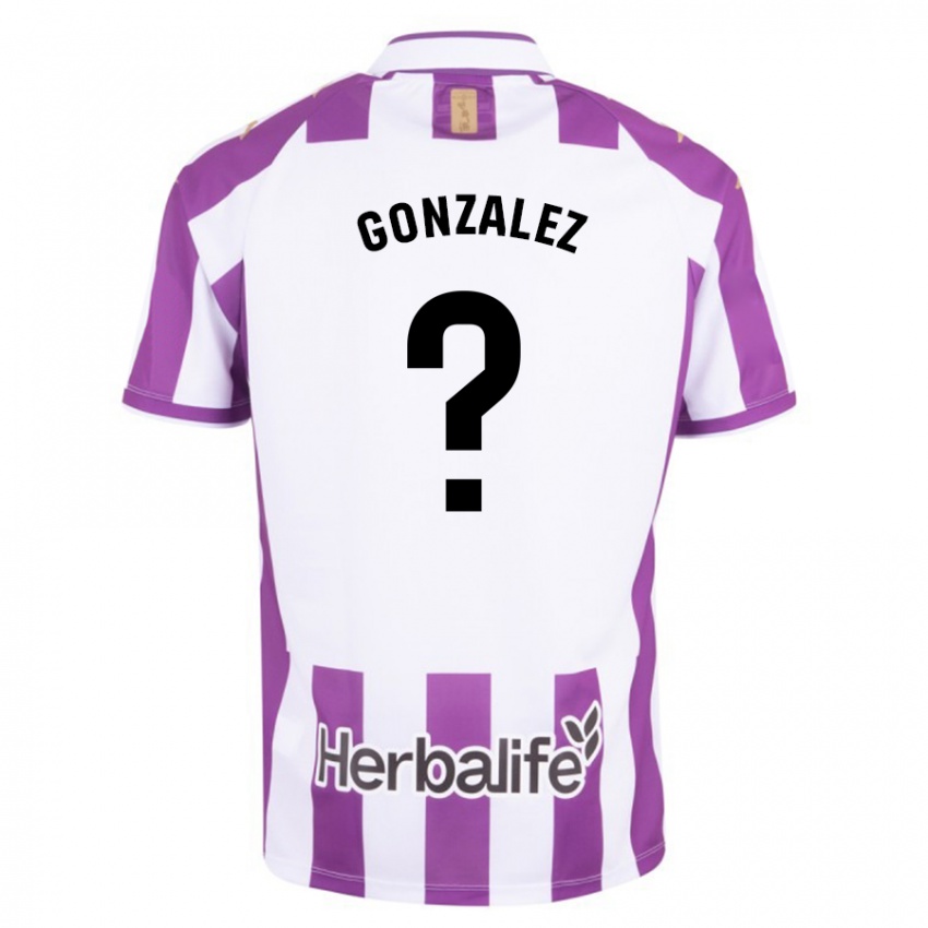 Kinder Santi González #0 Lila Heimtrikot Trikot 2023/24 T-Shirt Belgien