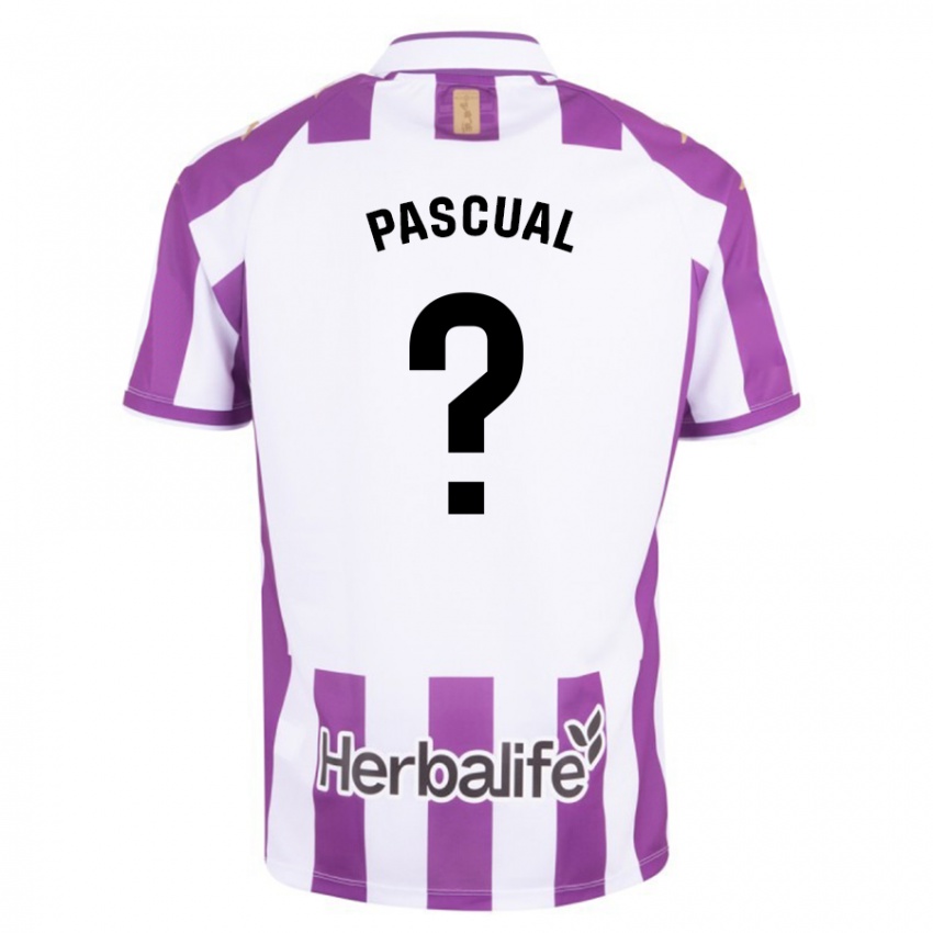 Kinder Adrián Pascual #0 Lila Heimtrikot Trikot 2023/24 T-Shirt Belgien