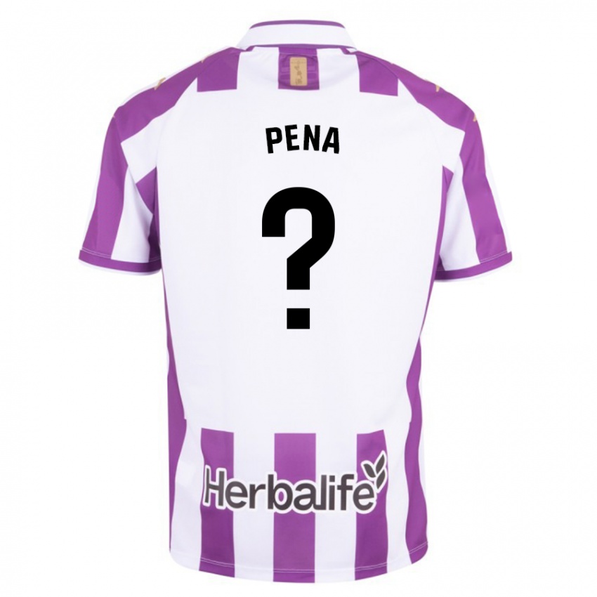 Kinderen Enrique Peña #0 Paars Thuisshirt Thuistenue 2023/24 T-Shirt België