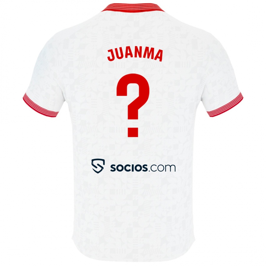 Kinderen Juanma #0 Wit Thuisshirt Thuistenue 2023/24 T-Shirt België
