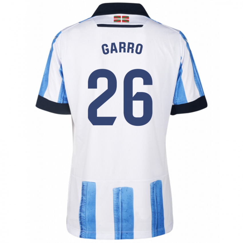 Kinderen Jon Garro #26 Blauw Wit Thuisshirt Thuistenue 2023/24 T-Shirt België