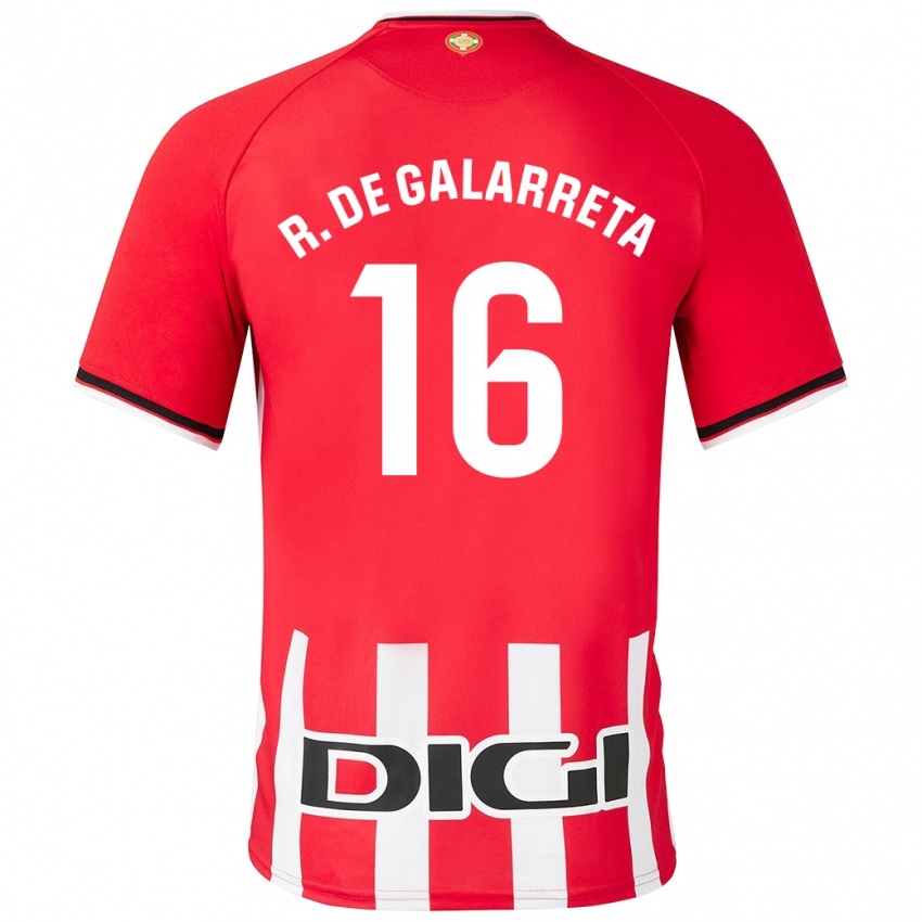 Enfant Maillot Iñigo Ruiz De Galarreta #16 Rouge Tenues Domicile 2023/24 T-Shirt Belgique